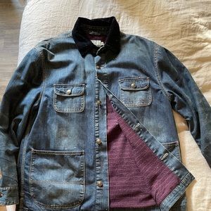 topman denim blanket jacket